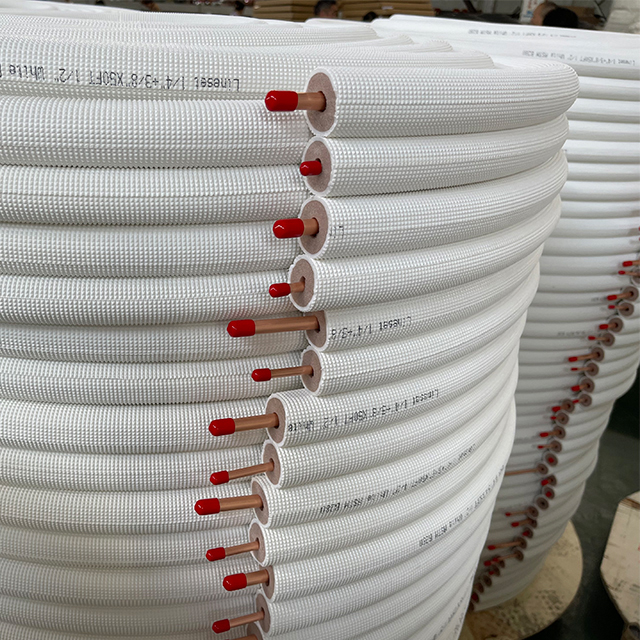 3/8" x 7/8" x 50 ft Insulated Copper Tubing