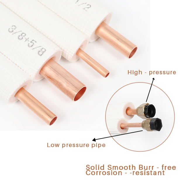3/4 or 1 Inch Mini Split Air Conditioner Copper Line