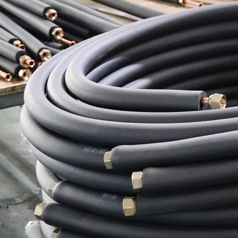 50피트 3/8' x 3/4' 분할 시스템 에어컨 설치 키트