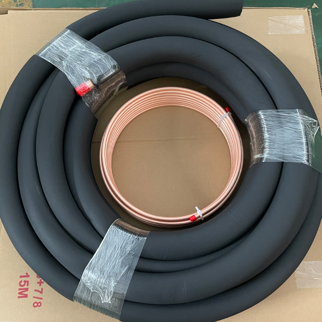 1/4" x 3/8" x 50 ft Insulated Copper Pipe for Split AC